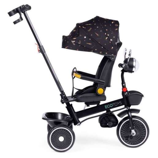 Eco Toys Tricikl za decu sa rotirajućim sedištem WQL-186 BLACK