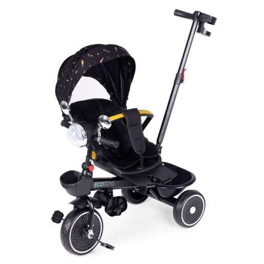 Eco Toys Tricikl za decu sa rotirajućim sedištem WQL-186 BLACK