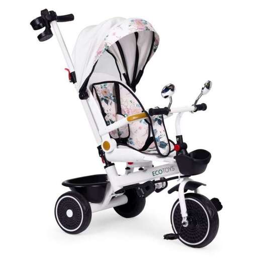 Eco Toys Tricikl za decu sa rotirajućim sedištem WQL-186 WHITE