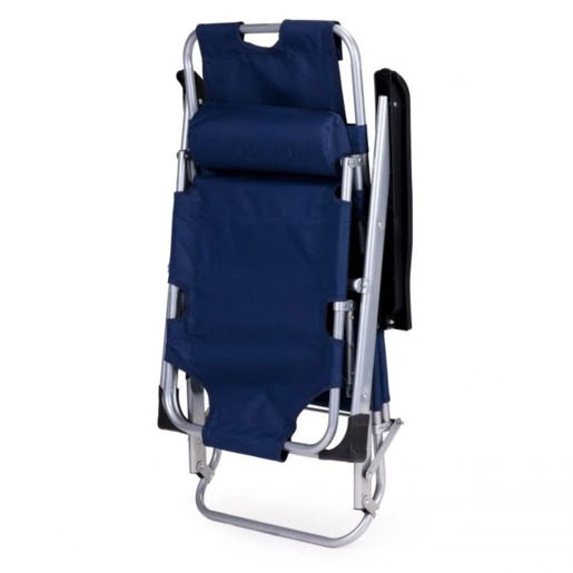 ModernHome Ležaljka za plažu 2U1 ZRL010F BLUE