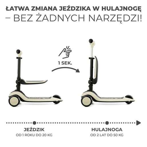 Kinderkraft Trotinet Halley Stone White KRHALL00WHT0000