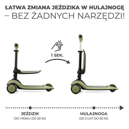 Kinderkraft Trotinet Halley Grassland Green KRHALL00GRE0000
