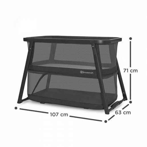 Kinderkraft Prenosivi krevetac Sofi Plus Grey KLSOFIPLGRY0000