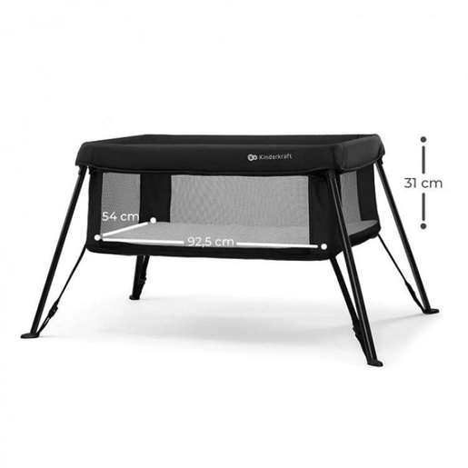 Kinderkraft Prenosivi krevetac Cami 3U1 Grey KLCAMI00GRY0000