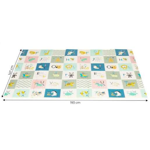 Eco Toys Edukativna podloga za igru sa dva lica sklopiva sa torbom  ECOEVA014