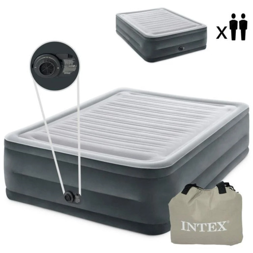 Intex Dušek na naduvavanje za 2 osobe sa automatskom pumpom  64418ND