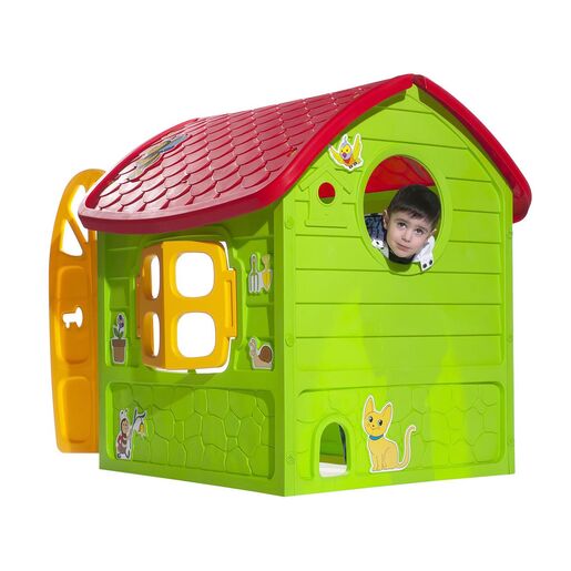 Kućica za igru, 120x113x111cm, zeleno-žuta