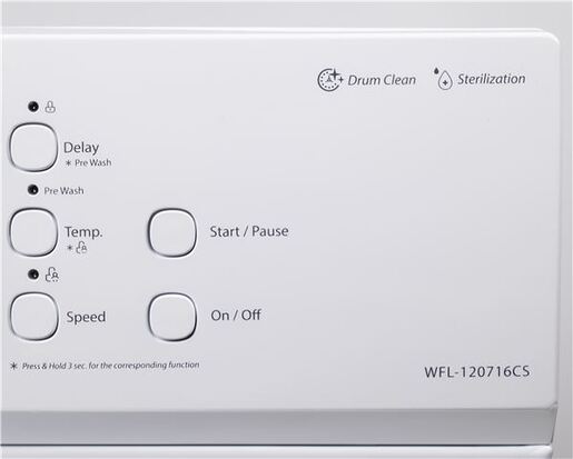 Vivax home mašina za pranje veša WFL-120716CS