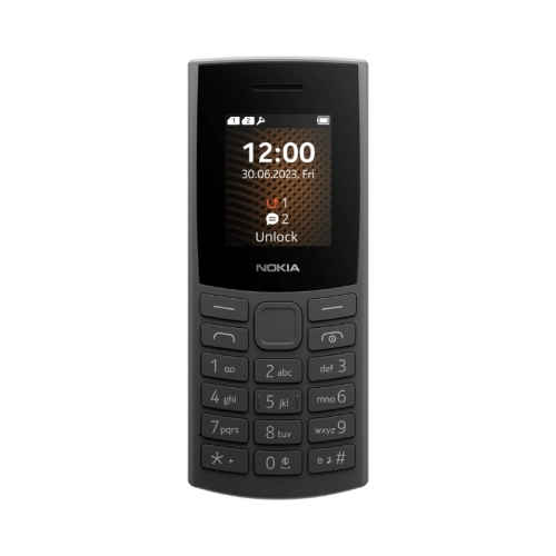 Nikia 105 4G, 2023, Crni Standardni Mobilni Telefon