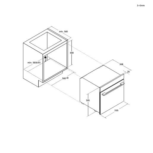 Candy ugradna rerna CA6 NP5B3EHTB