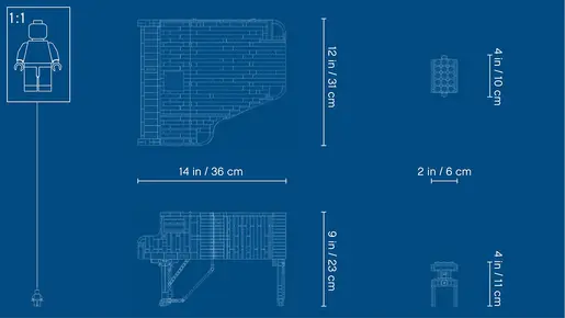 LEGO Koncertni klavir 21323