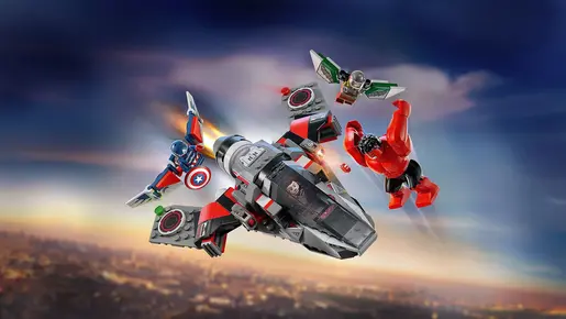 LEGO Borba Kapetana Amerike protiv Crvenog Hulka 76292