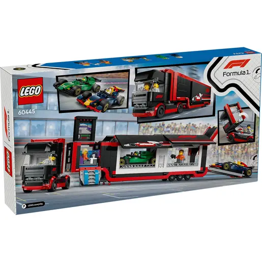 LEGO F1® kamion sa RB20 i AMR24 F1® formulama 60445