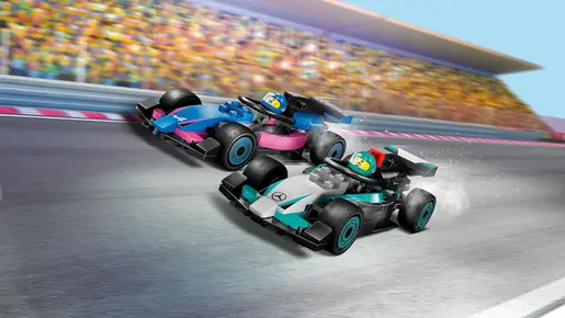 LEGO F1® garaža i Mercedes-AMG i Alpine formule 60444