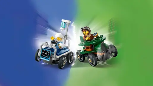 LEGO Avion protiv vozila sa bolničkim krevetom 60459