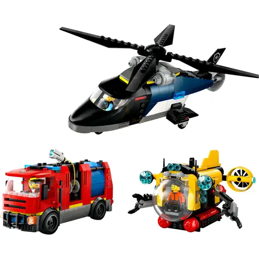 LEGO Remiks helikoptera, vatrogasnog vozila i podmornice 60462