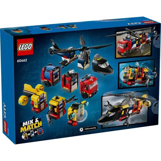 LEGO Remiks helikoptera, vatrogasnog vozila i podmornice 60462