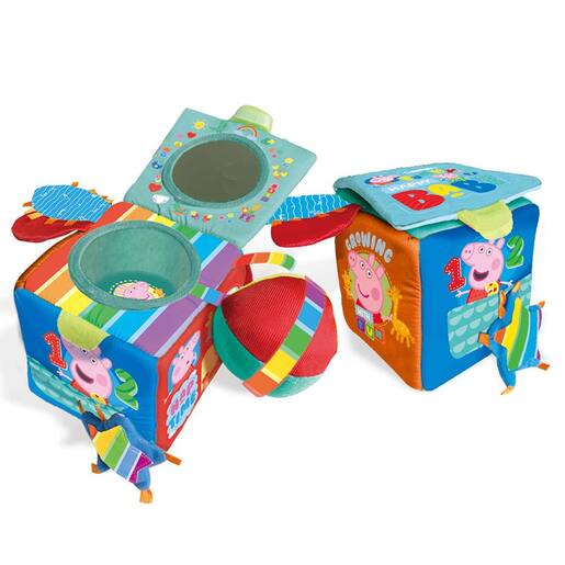 Peppa Prase plišana aktiviti kocka