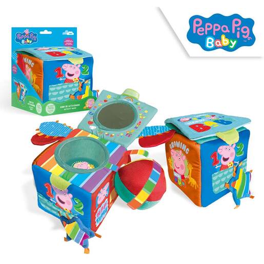Peppa Prase plišana aktiviti kocka