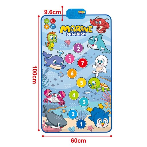 Muzička podna podloga morske životinje 100x60