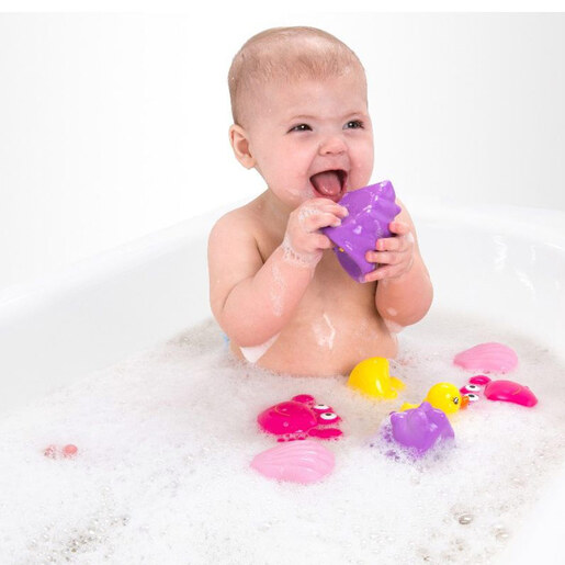Playgro Morski drugari za kupanje roze set