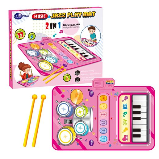 Muzička podna podloga instrumenti 80x50