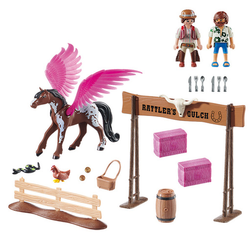 Playmobil Playmobil- Movie Marla i Del sa letećim konjem