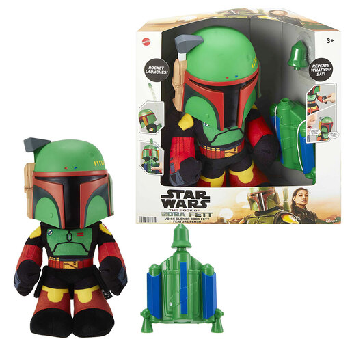 Star Wars Boba Fett plišana interaktivna figura sa dodacima