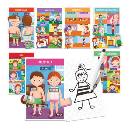 HEADU - Montesori igra Upoznajmo sebe i svoje telo