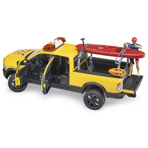 Bruder RAM 2500 spasilački terenac za plažu sa figurom