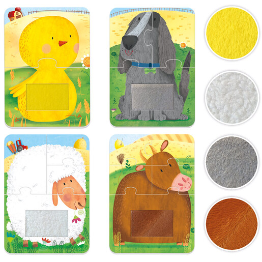 HEADU - 4 taktilne slagalice farma