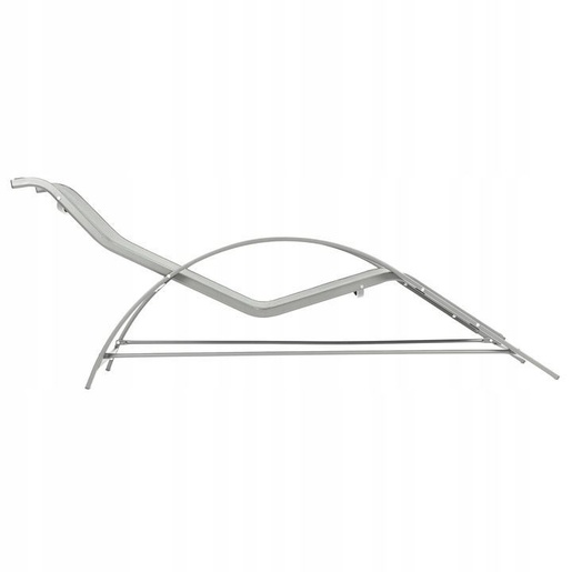 ModernHome Set od 2 ležaljke za baštu sa stolom Gray