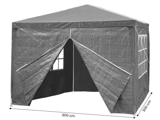 MultiGarden Baštenski šator, 3x3 m, 4 stranica, gray