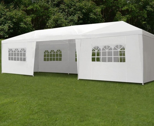 MultiGarden Baštenski šator, 3x9 m, 8 stranica, white