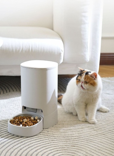 Hranilica za ljubimce Basic Bela