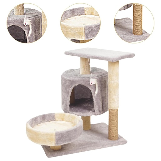 Češko za mačke Pini Light Gray