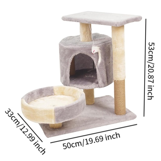 Češko za mačke Pini Light Gray