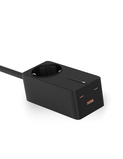 Ksix BRE65GA01N Power Strip, 65W, Zidni Punjač