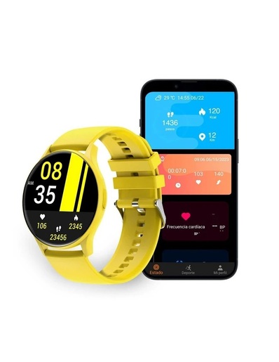 Ksix BXSW16AM Core Amoled, Yellow Pametni Sat