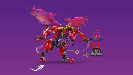 LEGO Zmaj haosa Grom-očnjak 71832