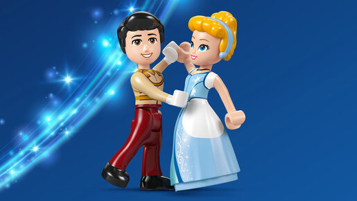 LEGO Pepeljugin zamak i kočija sa konjima 43275