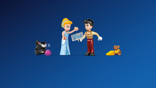 LEGO Pepeljugin zamak i kočija sa konjima 43275