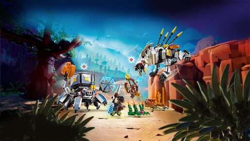 LEGO Aloj i Varl protiv Šel-vokera i Sabljozubog 77037