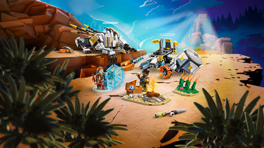 LEGO Aloj i Varl protiv Šel-vokera i Sabljozubog 77037