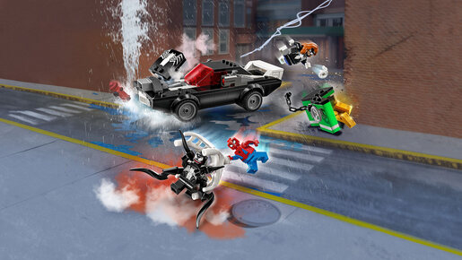 LEGO Spajdermen protiv Venomovog masel automobila 76309