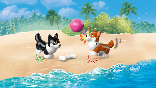 LEGO Avantura na surfovanju sa psima i skuterom 42641