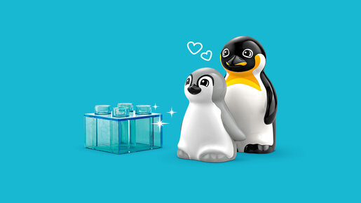 LEGO Porodice divljih životinja: pingvini i lavovi 10442