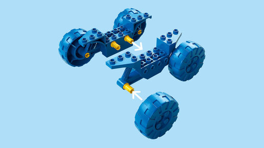 LEGO Spasavanje Spajdijevog tima dino-guseničarem 11199