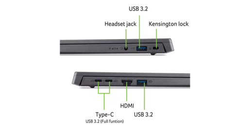 Laptop ACER Aspire Go 15 AG15-51P-769G NX.J51EX.00M, 15.3 WUXGA IPS, Intel Core i7-1355U, 16GB RAM, 1TB SSD, DOS
