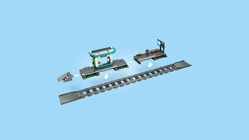 LEGO Gradski tramvaj i stajalište 60423